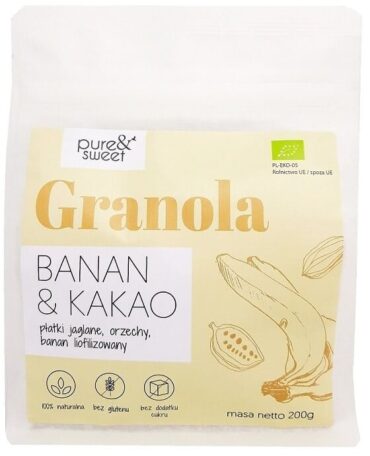 Pure&Sweet Granola Banan&Kakao