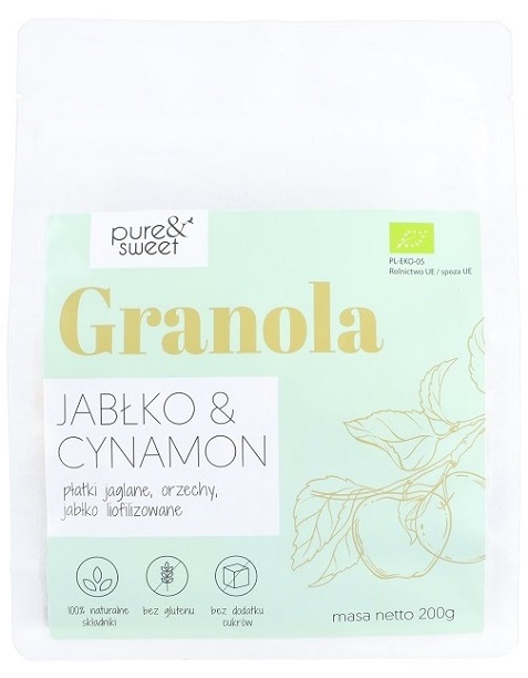 Pure&Sweet Granola Jabłko&Cynamon