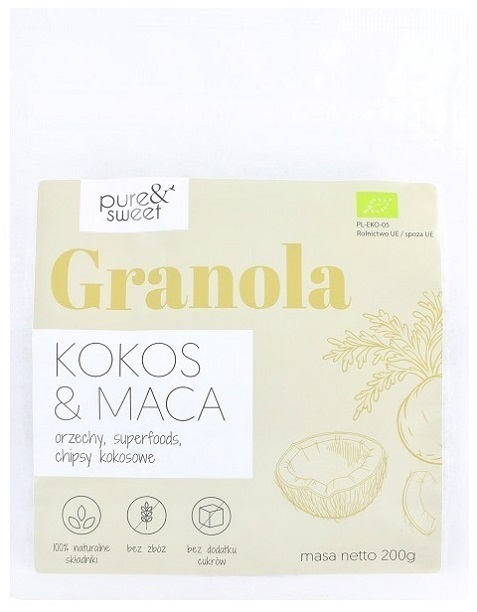 Pure&Sweet Granola Kokos&Maca