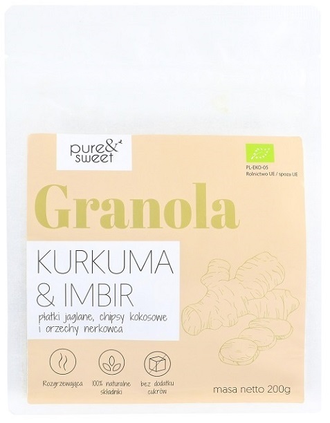 Pure&Sweet Granola Kurkuma&Imbir