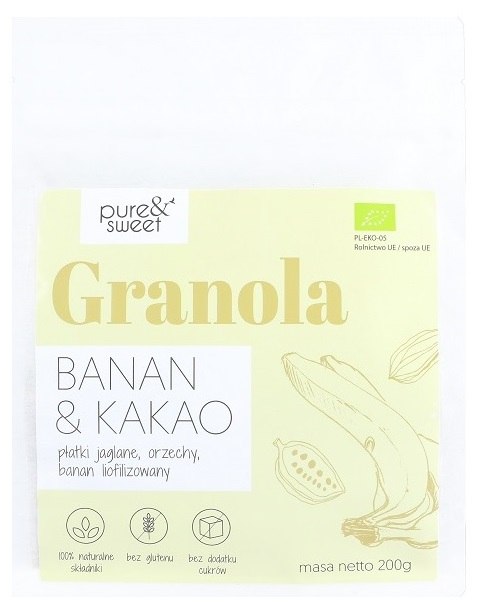 Granola Pure&Sweet BananKakao
